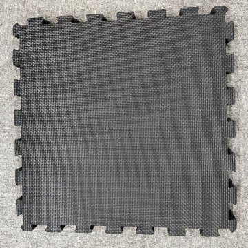 Free Sample Wholesale Eco Friendly Black Exercise Non-Slip 51x51cm Puzzle with Interlocking EVA Foam Tiles Mat