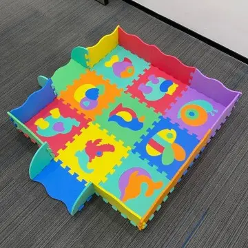 Honloy EVA Kids Puzzle Mat - Educational Children Play Mat with Fence Children's Activity Floor Mat