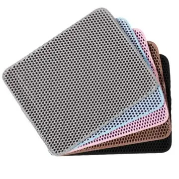 Waterproof Bottom Layer Easy Cleaning Protect Floor Pet Mat Double-Layer Litter Trapper Mats