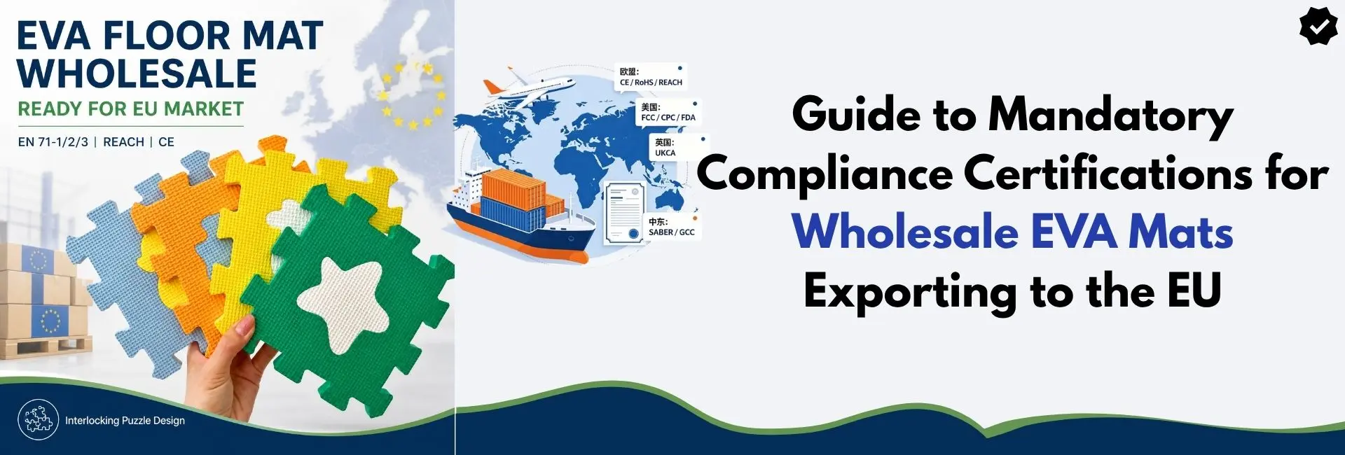Guide to Mandatory Compliance Certifications for Wholesale EVA Mats Exporting to the EU
