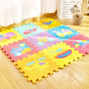 Multifunctional EVA Baby Puzzle Mat 30x30cm 36pcs Educational Home Use Child Puzzle Mat for Children