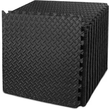 High Density EVA Foam Puzzle Black Exercise Mat