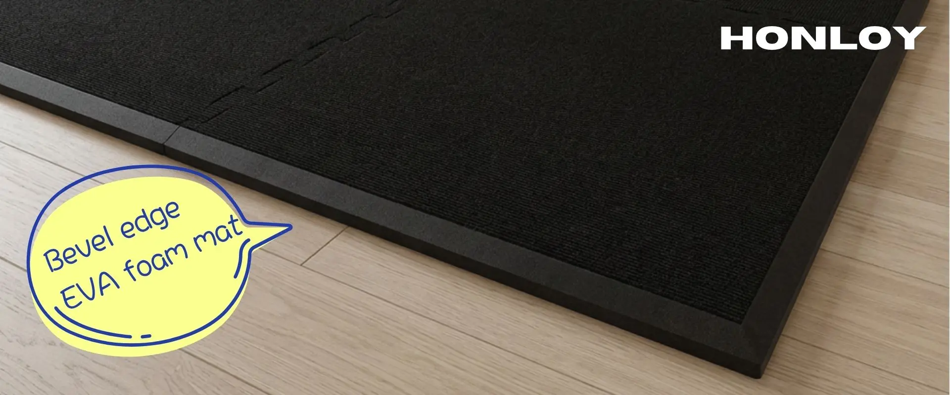 New Bevel edge EVA foam mat, a one-stop flooring solution for both home office and commercial use